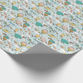 Niedliche Luftballons Nahtloses Muster Geschenkpapier (Ecke)