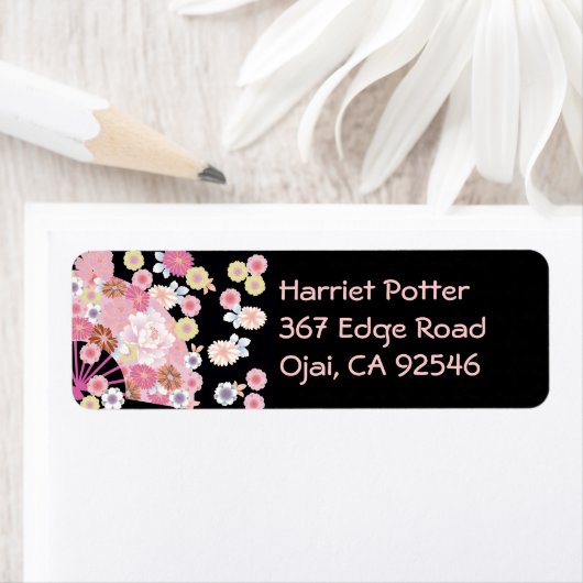 Niedliche Lüfter und Blume Japanisch Florenz Kunst (Insitu)