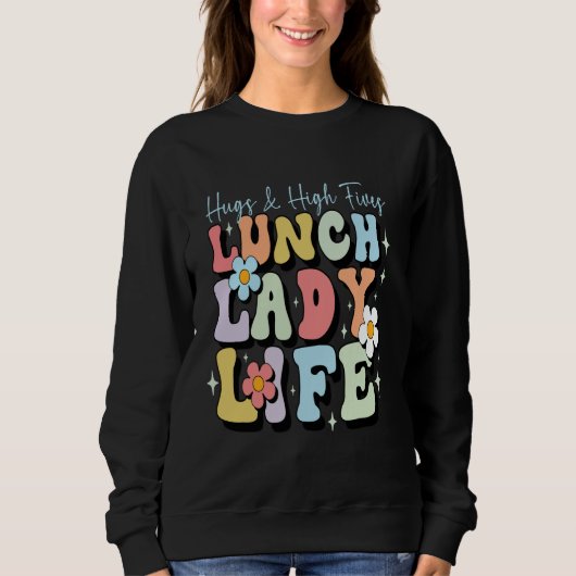 niedliche Lunchfrauen Tee School Cafeteria (Vorderseite)