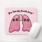 Niedliche Lungen - Humanbiologie Mousepad (Mit Mouse)