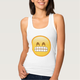 Niedliche, lustig wütende Emoji Tank Top