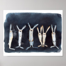 Niedliche, lustige Aquarellbilder