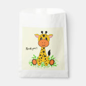 Niedliche lustige Babygiraffe für Kinder jeden Alt Geschenktütchen (Vorderseite)