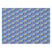 Niedliche lustige Biene mit Herz-Cartoon-Abbildung Tischdecke (Vorderseite (Horizontal))