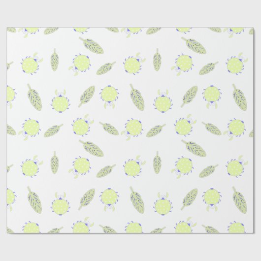 Niedliche & lustige Bugs Nahtloses Muster | Adorta Geschenkpapier (Flach)