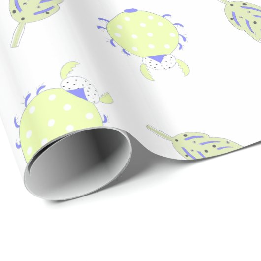 Niedliche & lustige Bugs Nahtloses Muster | Adorta Geschenkpapier (Rolleneckpunkt)