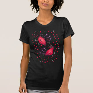 Niedliche lustige Cartoon-Außerirdische-Frauen des T-Shirt