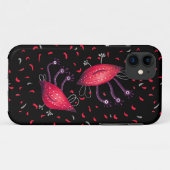 Niedliche lustige Cartoon-Außerirdische-Kinder des Case-Mate iPhone Hülle (Rückseite (Horizontal))