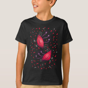 Niedliche lustige Cartoon-Außerirdische-Kinder des T-Shirt