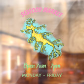 Niedliche, lustige Cartoon-Illustration eines Seed Fensteraufkleber (Blatt 2)