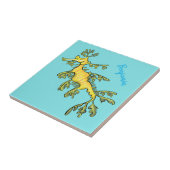 Niedliche, lustige Cartoon-Illustration eines Seed Fliese (Seite)