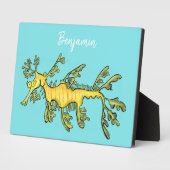 Niedliche, lustige Cartoon-Illustration eines Seed Fotoplatte (Seite)