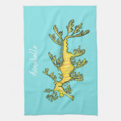 Niedliche, lustige Cartoon-Illustration eines Seed Geschirrtuch (Vertikal)