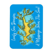 Niedliche, lustige Cartoon-Illustration eines Seed Magnet (Vertikal)