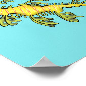 Niedliche, lustige Cartoon-Illustration eines Seed Poster (Ecke)