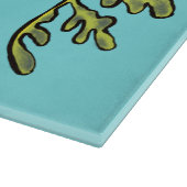 Niedliche, lustige Cartoon-Illustration eines Seed Schneidebrett (Ecke)