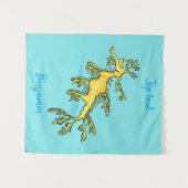 Niedliche, lustige Cartoon-Illustration eines Seed Wandteppich (Vorderseite (Horizontal))