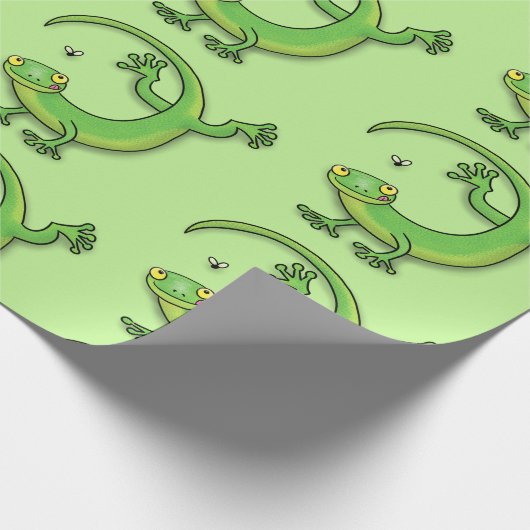 Niedliche, lustige Cartoon-Illustration Geschenkpapier (Ecke)