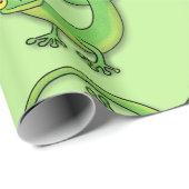 Niedliche, lustige Cartoon-Illustration Geschenkpapier (Rolleneckpunkt)