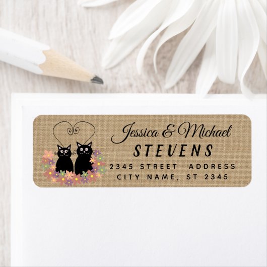 Niedliche, lustige Cartoon Katzenkammerratze (Insitu)