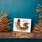 Niedliche lustige Centipez-Cartoon-Abbildung Fotoplatte (Seite)