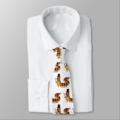 Niedliche lustige Centipez-Cartoon-Abbildung Krawatte (Gebunden)