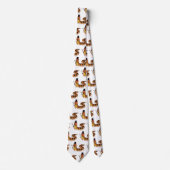 Niedliche lustige Centipez-Cartoon-Abbildung Krawatte (Vorderseite)