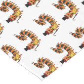 Niedliche lustige Centipez-Cartoon-Abbildung Kurzer Tischläufer (Ecke)