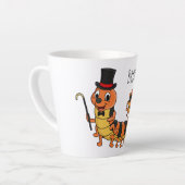 Niedliche lustige Centipez-Cartoon-Abbildung Milchtasse (Linke Ecke)