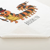 Niedliche lustige Centipez-Cartoon-Abbildung Sherpadecke (3/4)