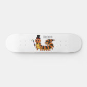 Niedliche lustige Centipez-Cartoon-Abbildung Skateboard (Horizontal)