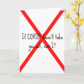 Niedliche, lustige Covid Valentine's Card Karte (Gelbe Blume)