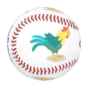 Niedliche lustige Crosshaufenillustrierung des Car Baseball