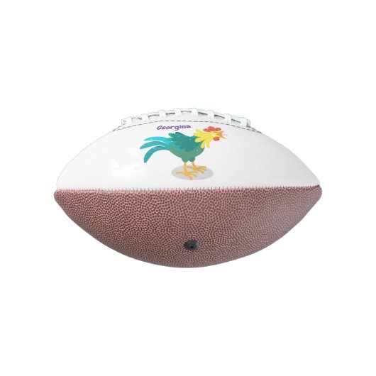 Niedliche lustige Crosshaufenillustrierung des Car Football (Gedreht 270)