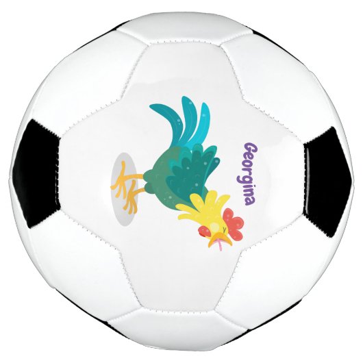 Niedliche lustige Crosshaufenillustrierung des Car Fußball (Gedreht)