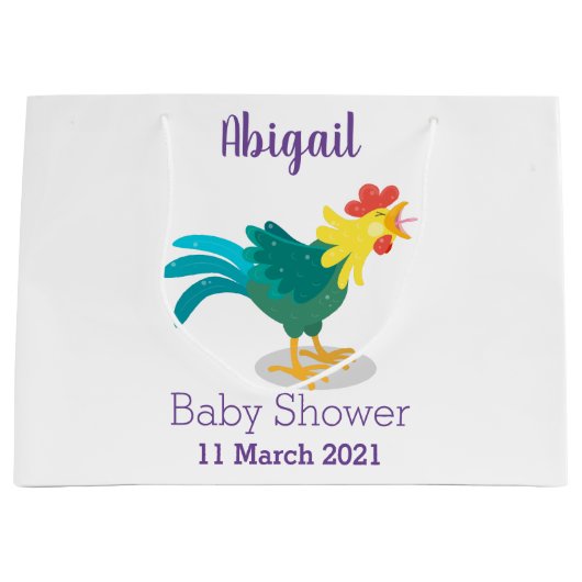 Niedliche lustige Crosshaufenillustrierung des Car Große Geschenktüte (Vorderseite)