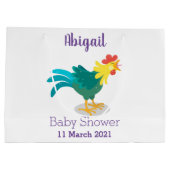 Niedliche lustige Crosshaufenillustrierung des Car Große Geschenktüte (Rückseite)