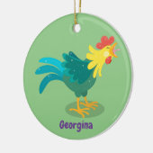 Niedliche lustige Crosshaufenillustrierung des Car Keramik Ornament (Links)