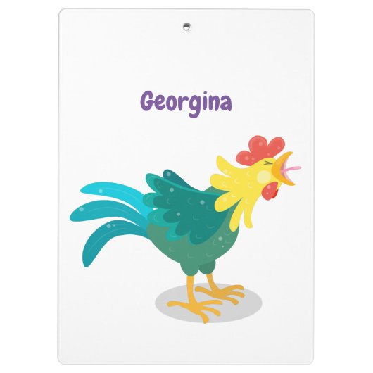 Niedliche lustige Crosshaufenillustrierung des Car Klemmbrett (Rückseite)