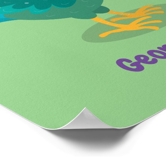 Niedliche lustige Crosshaufenillustrierung des Car Poster (Ecke)