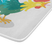 Niedliche lustige Crosshaufenillustrierung des Car Schneidebrett (Ecke)