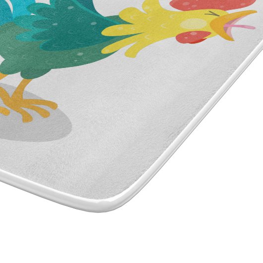 Niedliche lustige Crosshaufenillustrierung des Car Schneidebrett (Ecke)