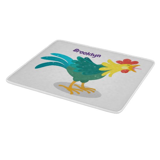 Niedliche lustige Crosshaufenillustrierung des Car Schneidebrett (Ecke)