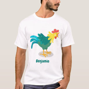 Niedliche lustige Crosshaufenillustrierung des Car T-Shirt