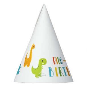 Niedliche lustige Dinosaurier Geburtstagsparty Partyhütchen