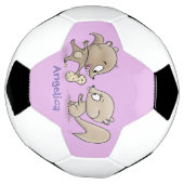Niedliche lustige Eichhörnchen-Cartoon-Illustratio Fußball (Gedreht)
