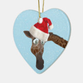 Niedliche lustige Giraffe in der Keramik Ornament (Links)