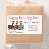 Niedliche lustige Hühner Cartoon Eierkarton (Insitu)