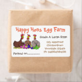 Niedliche lustige Hühner Cartoon Eierkarton (Insitu)