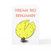 Niedliche, lustige, inspirierende Mauskarte